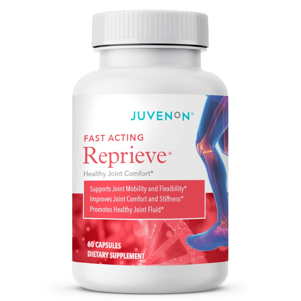 Juvenon Reprieve Kapsle (60 Kapsle) - Fast- acting, Joint Comfort Dodatek a efektivní Společné řešení podpory, Výzkum ověřen