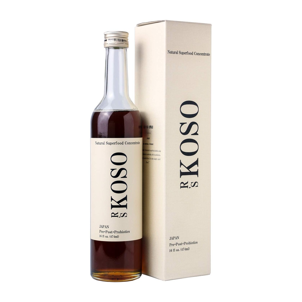 3- Day Cleanse by R 's KOSO - Japanese enzyme Drink Rich in Probiotics and Prebiotic, Made from 100 + Zelenina? Ovoce - Přirozená podpora pro lepší trávení & Gut Health + Detox + Cleanse - 16oz