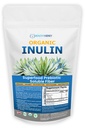 Organic Inulin Powder (48oz / 3 lbs) Gentle Agave Prebiotic Soluble Fiber Supplementary for Digestive Supplementary, Gut Health, Vegan Baking, Smoothies & Drinks