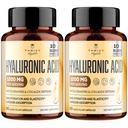 19- in-1 Acid Hyaluronic Kapsle - Kyselina hylunarová 1200 mg, s kolagenovými peptidy, vitaminem C, fytoceramidy - pro pleť, oči, gastrointestinální, Kostní podpora (2 balení)