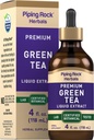 Piping Rock Green Tea Extract Liquid CLAS124; 4 Fl Oz CLAS124; Premium Herbal dodatek CLAS124; Vegetarian CLAS124; Alkohol zdarma CLAS124; Non- GMO, gluten zdarma