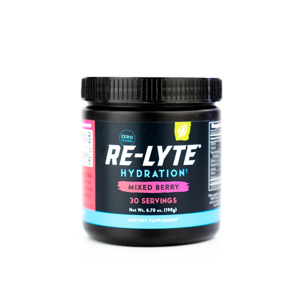 REDMOND Re- Lyte Electrolyte Drink Mix, Mixed Berry, 30 porce MALÉ 6.88oz sklenice