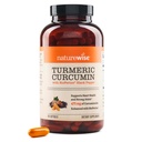 NatureWise kurkumin 500 mg s černým pepřovým softwarem - Extra síla, zvýšená absorpce - 95% kurkuminoidy a bioperine pro imunitní podporu - Gluten- Free, Non- GMO - 180 Počet [6- Month Supply]