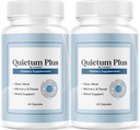 (2 Pack) Quietum Plus - Oficiální Quietum Plus Pokročilý dodatek Formule, Původní Quietum Plus Recenze, Všechny přírodní QuietumPlus Pokročilý vzorec pro zdravé ucho, 120 Kapsle pro 2 měsíce