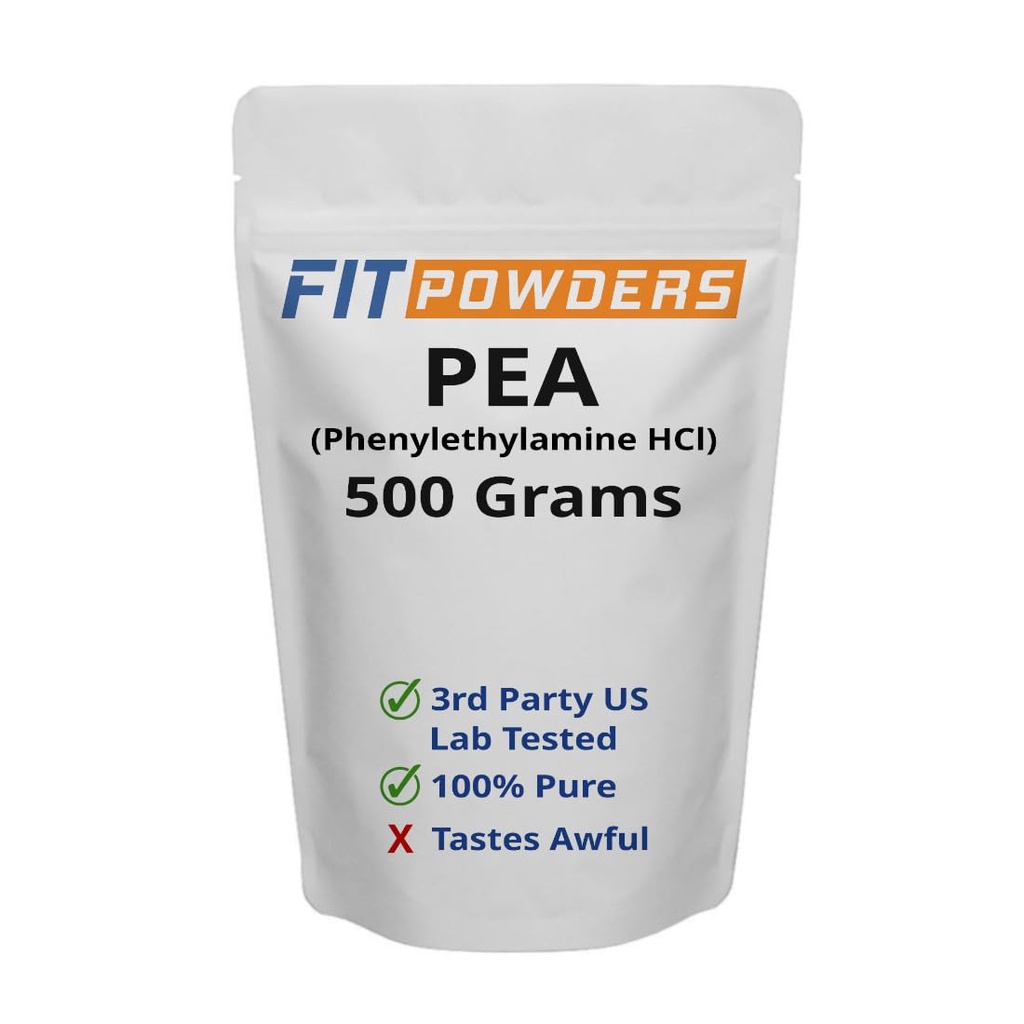 Beta Fenylethylamin HCl Pea Powder (Fenethylamin), Fenylethylamin Powder for Serotonin, Dopamin, and Energy Boost