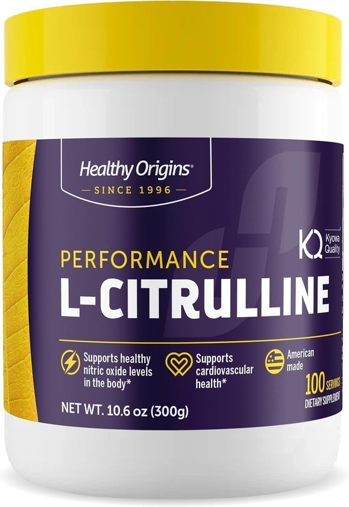 Zdravý původ - L- Citrulline (American- Made, Non- GMO, Gluten Free, Atletická podpora), 10.6 Ounce
