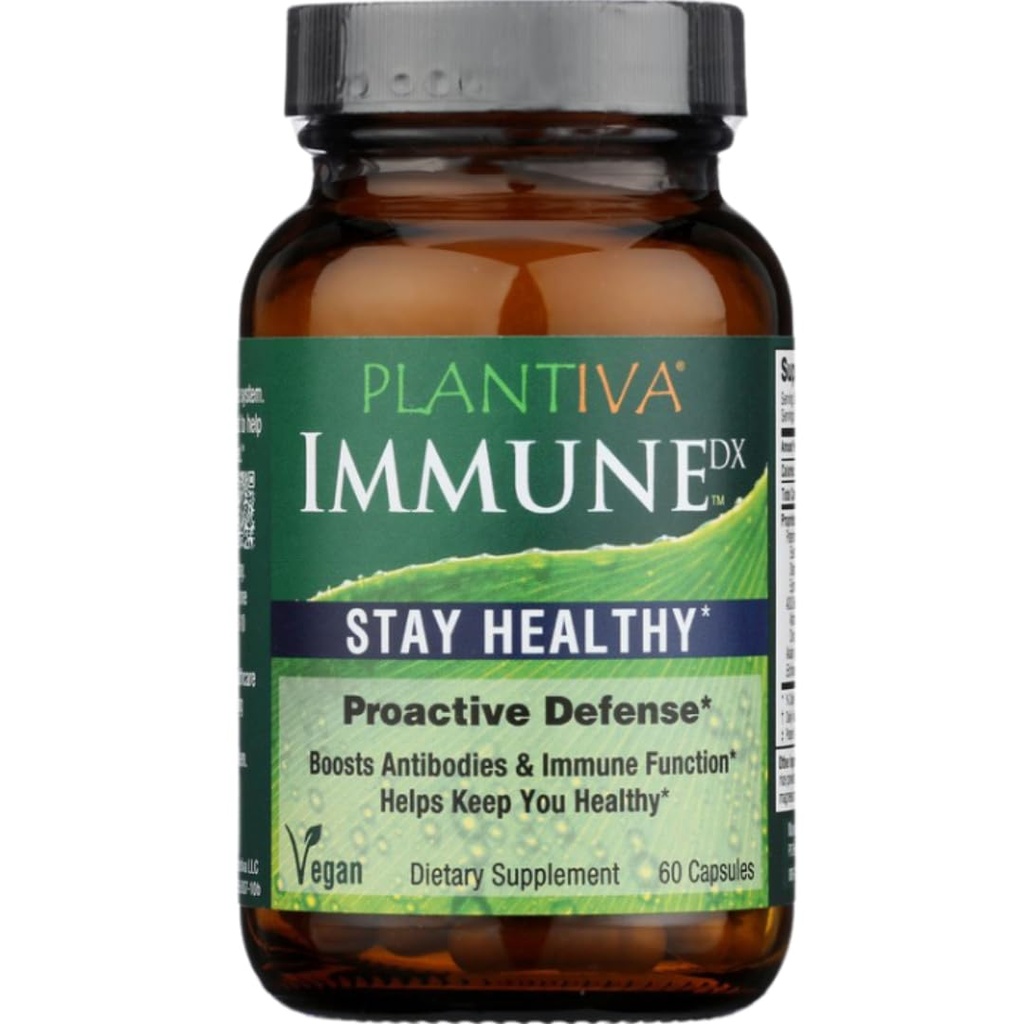 ImmuneDx Zdravý imunitní boost Denní Bylinný dodatek, Přírodní odpor, Celé tělo obrany s Echinacea & ženšen - Vegan - 60 Kapsle
