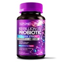 100 miliard CFU Probiotic - Denní doplněk stravy Gut Zdraví pro muže a ženy - Lactobacillus acidophilus, Bifidobacterium & Prebiotics - Non- GMO, Gluten & Dairy Free, Shelf- Stable - 60 Kapsle