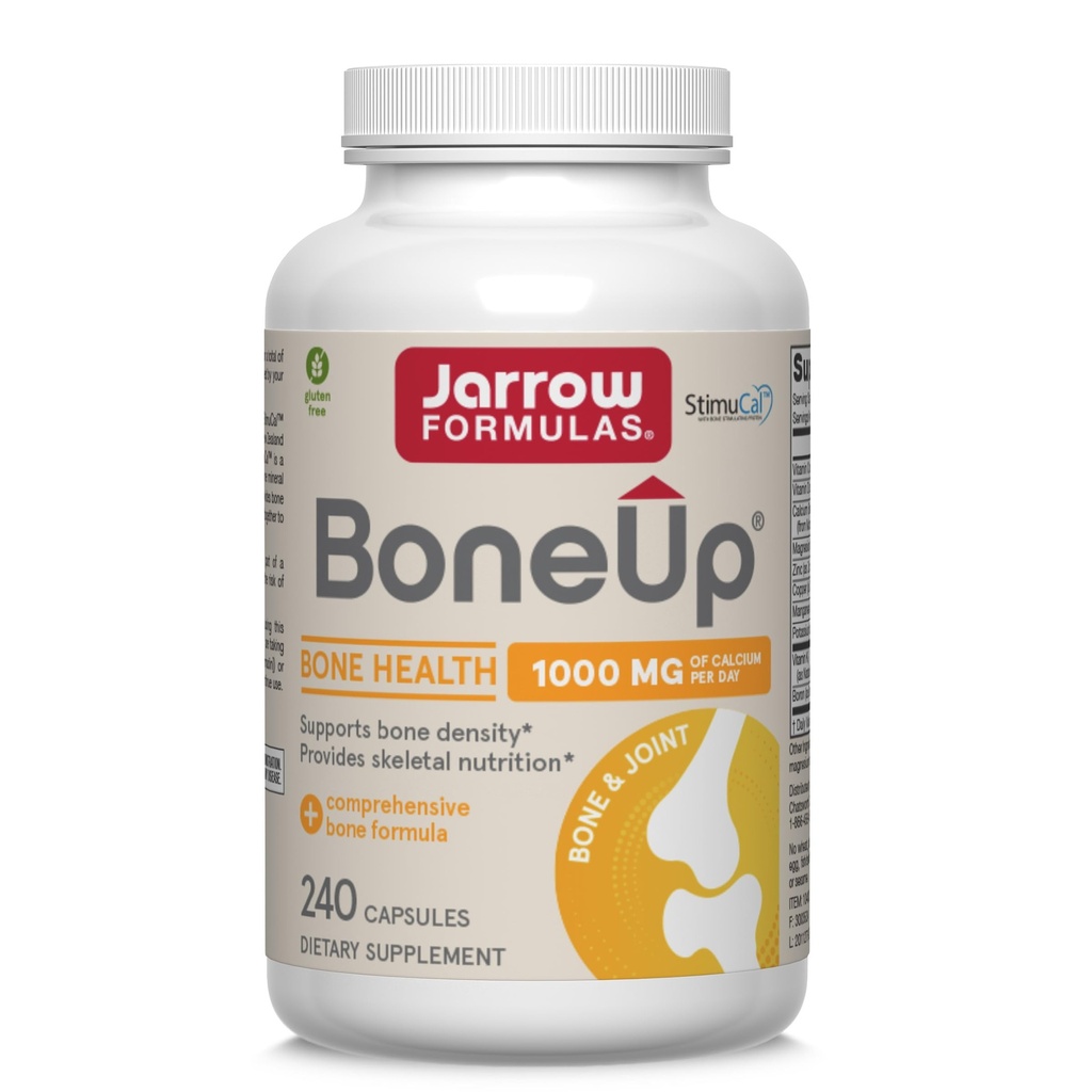Jarrow Dispersas BoneUp pro hustotu kostí - Vitamin D3 a K2, Podpora vápníku, 240 Kapsle, Podporuje skeletální výživu, Až 40 dní dodávky