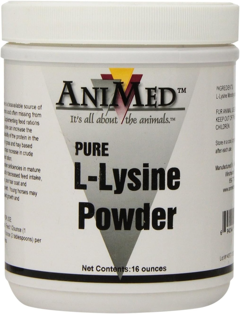 AniMed L- Lysin pro koně, 16- Ounce