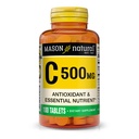 Mason Natural Vitamin C 500 mg, Imunite Support & Antioxidant Supplement, Promotes Collagen Production & Cell Protection, 100 Tablet