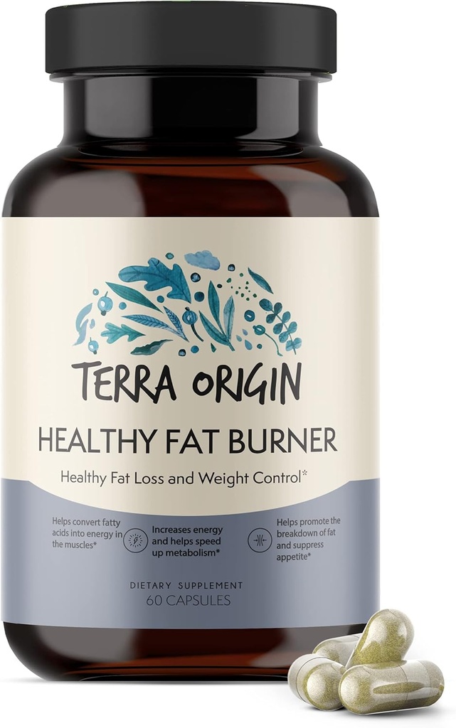 TERRA ORIGIN Metabolismus Zvýšení & Ztráta tuku - aminokyseliny a přírodní rostlinné extrakty ke zvýšení energie a metabolismu, Blokové chutě, Zastavit nové skladování tuků *