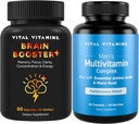 Vitální vitamíny Brain Booster Plus + Pánské Multivitaminy
