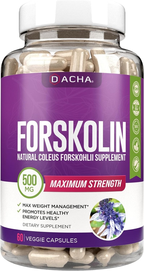 Natural forskolin Max Streng- 500mg Coleus Extract, Keto dietní pilulky, které pracují rychle pro ženy a muže, maximální Slim Look, ztratit rychle pro ženy, Rapid Tone, Luna Trim, MD