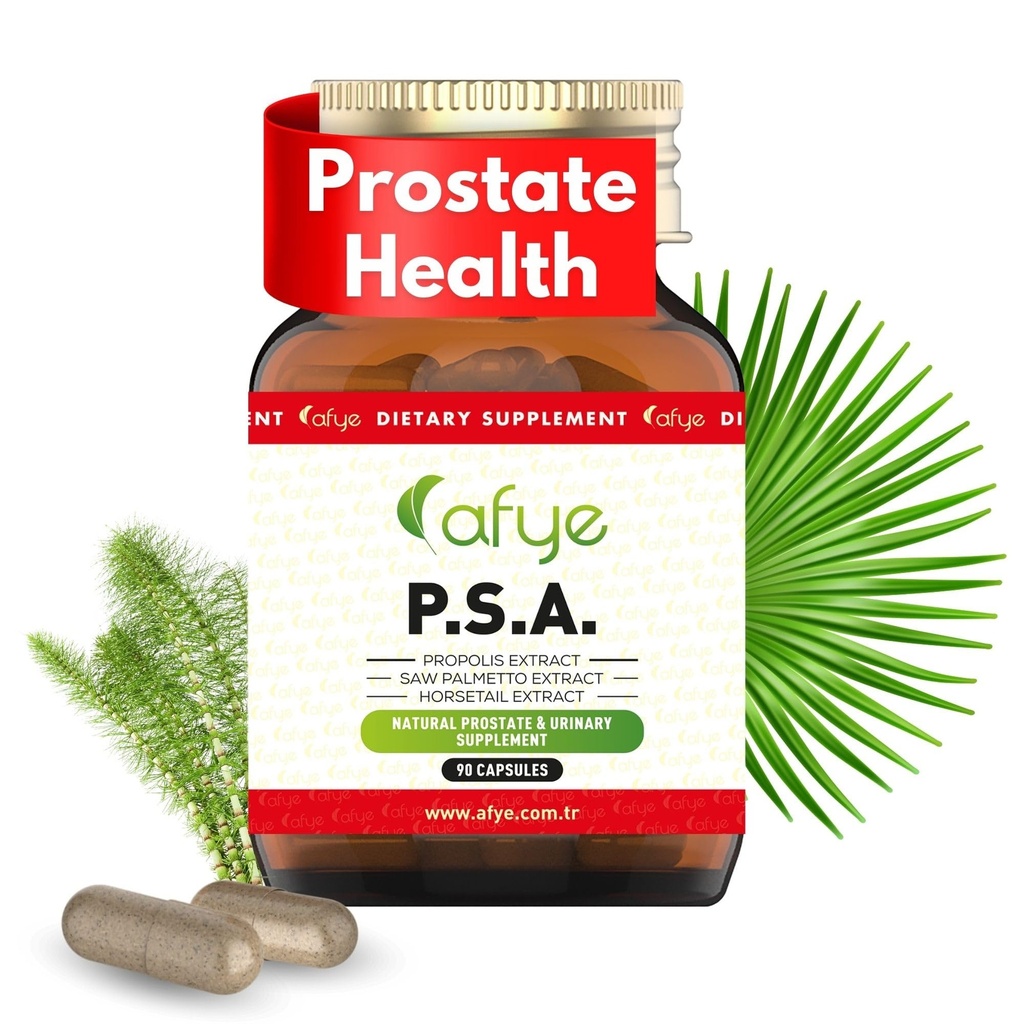 Saw Palmetto Prostate Dodatek pro Men- Prostate Health & s Extract Propolis & Horsetail Reduces Otok zvětšení Močová močová měchýř Kapacita 90 Kapsle (Balení po 1)