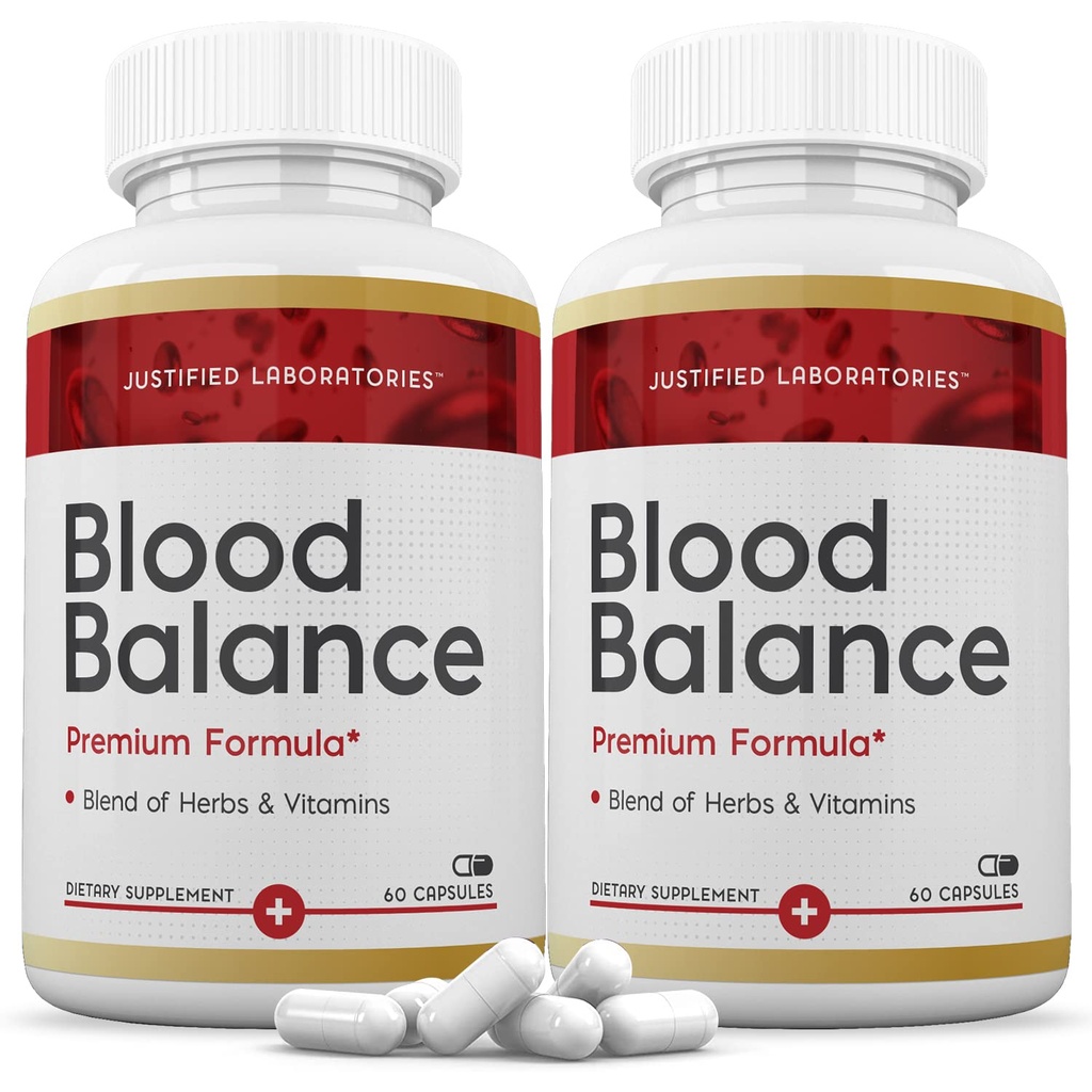 Odůvodněné laboratoře (2 balení krve Balance Advanced Formule 620MG Doplňkové pilulky 120 Kapsle