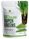 Antler Farms - 100% Pure Organic New Zealand Super Green Powder, 40 Servings, 200g - Wheat Grass, Barley Grass, Chlorella, Spirulina - Vegan, gluten Free, Chlorofyl Rich, pro energii a detox