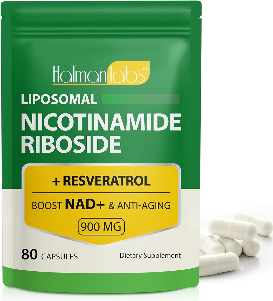 Lipozomální resveratrol, Lipozomální nikotinamid Riboside, Nikotinamid Riboside 900, Resveratrol dodatek, Resveratrol dodatek pro ženy (1Pack / 80 Kapsle)