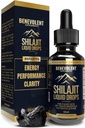 Čisté Himalayan Shilajit Liquid Drops - 1000mg Natural Shilajit Drops - 85 + stopové minerály & 40% Fulvic Acid for Energy Boost, Detox Cleanse, Strength & Immunity Support - 50 Day Supply