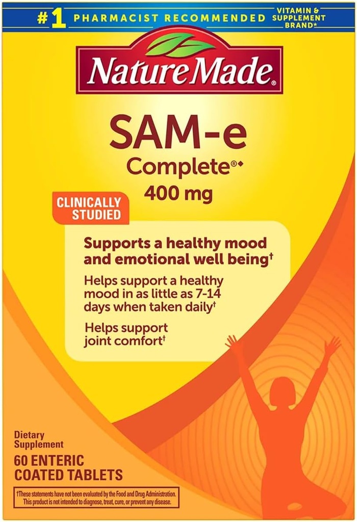 Příroda Vyrobeno SAM- e Kompletní 400 mg - 60 Enterické potahované tablety