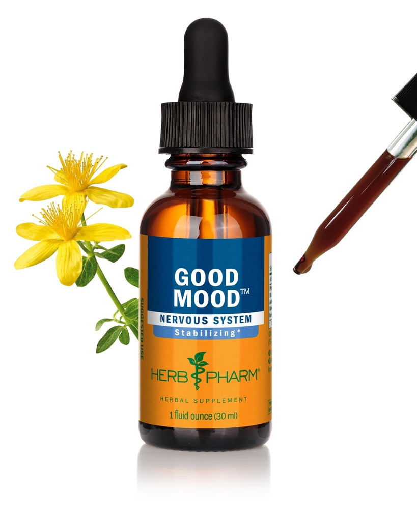 Herb Pharm Dobrý nádech tekutá bylina Formule s třezalkou pro zdravou emocionální rovnováhu - 1 Ounce