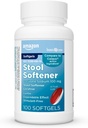 Basic Care Stool Softener Laxative, Docusate Sodium 100 mg, Softgels, For Constolly Relief, 100 Počet