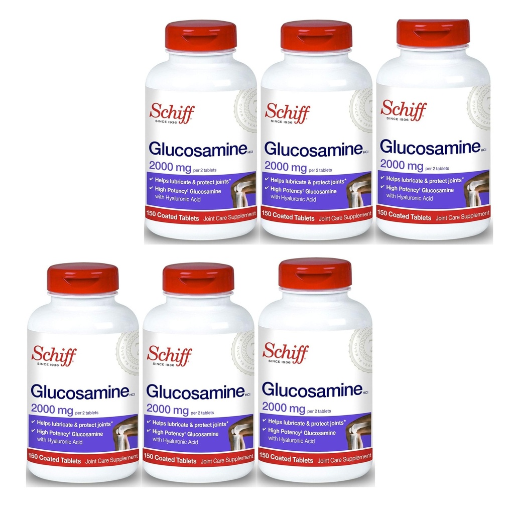Schiff Glucosamine 200 mg s kyselinou hyaluronovou (balení po 4)