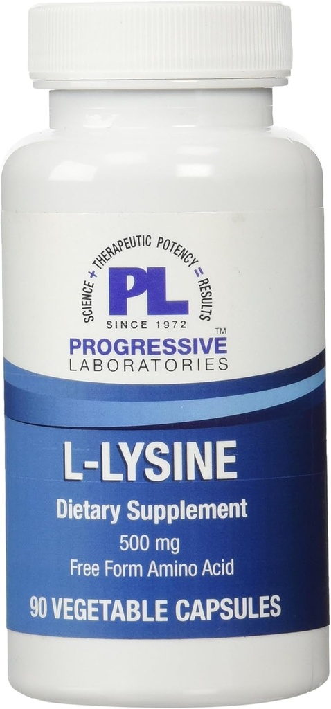 Progresivní Labs L- Lysin dodatek, 500 mg, 90 Počet