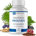 Mladistvý prostata - Saw Palmetto pro muže s Panax Ginseng, Antioxidant Protection, Vitamin E, Lycopen - Prostate doplňky pro muže