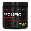 PEScience Prolific Energy Pre Workout - L Citrulline for Nitric Oxide, Rhoddiola & CDP Choline Nootropic for Focus - Předcvičení pro muže a ženy - 40 Scoops, Sour Green Apple