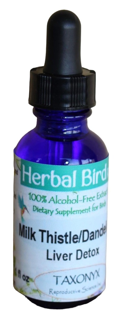 Taxonyx Milk Thistle / Pampeliška pro ptáky - Herbal Bird RX (1 fl oz)