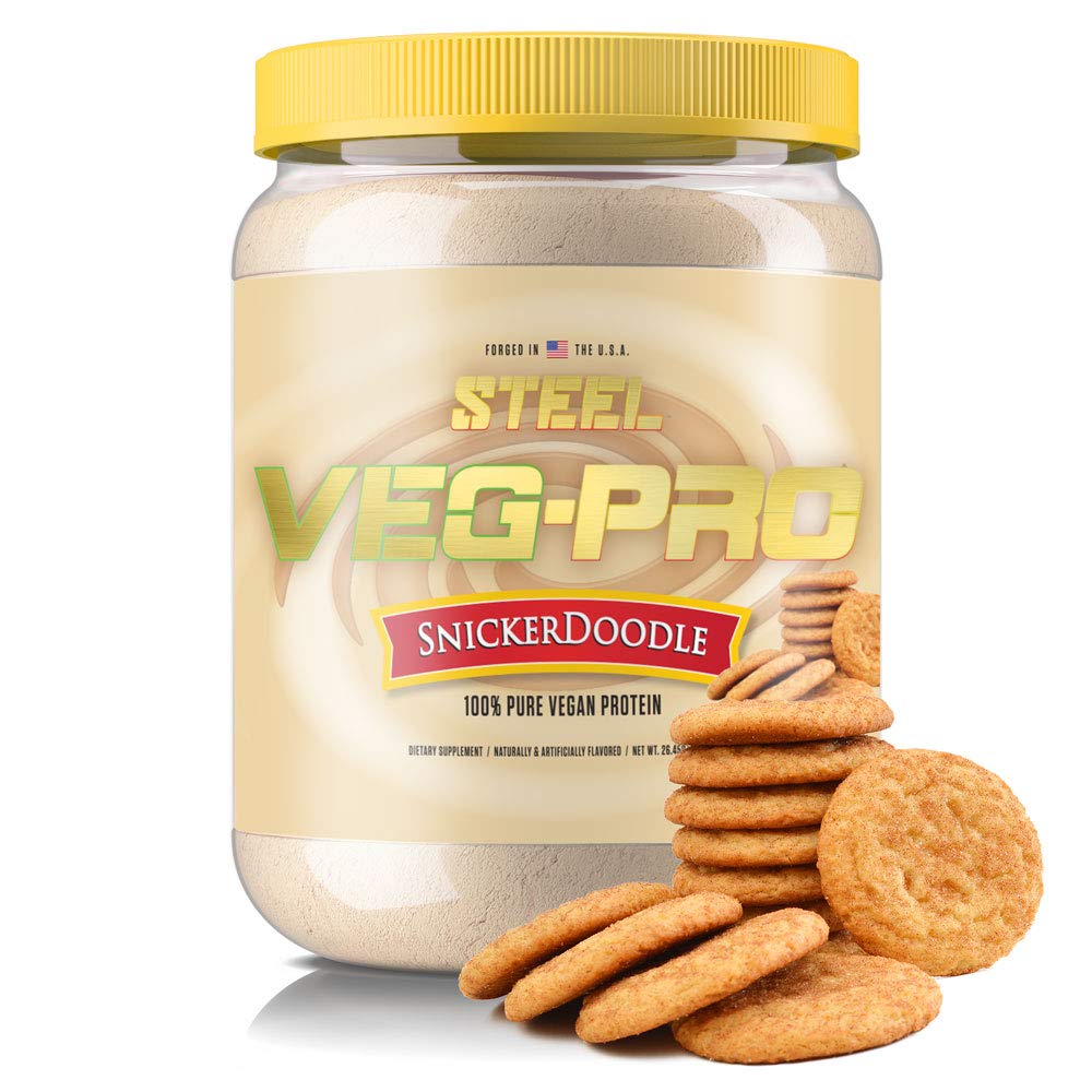 Ocelové doplňky Veg- PRO 124; Vegan Protein Powder, Snickerdoodle 124; 25 Servings (1.65lbs) OF 124; Protein Powder with BCAA Amino Acid OF 124; Gluten Free OF 124; Non Dairy OF 124; Low Carb Formule