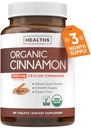 USDA Organic Ceylon Skořice Pills - High Potency Ceylon Skořice Dodatek s 1000mg per Serving for Full Body Antioxidant Support - Vegan Non- GMO cGMP Made & Lab Ověřeno (3 měsíce dodávky)