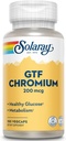 Solaray GTF Chromium Capsules, 200mcg CLAS124; 100 Count CLAS124; balení po 3 ks