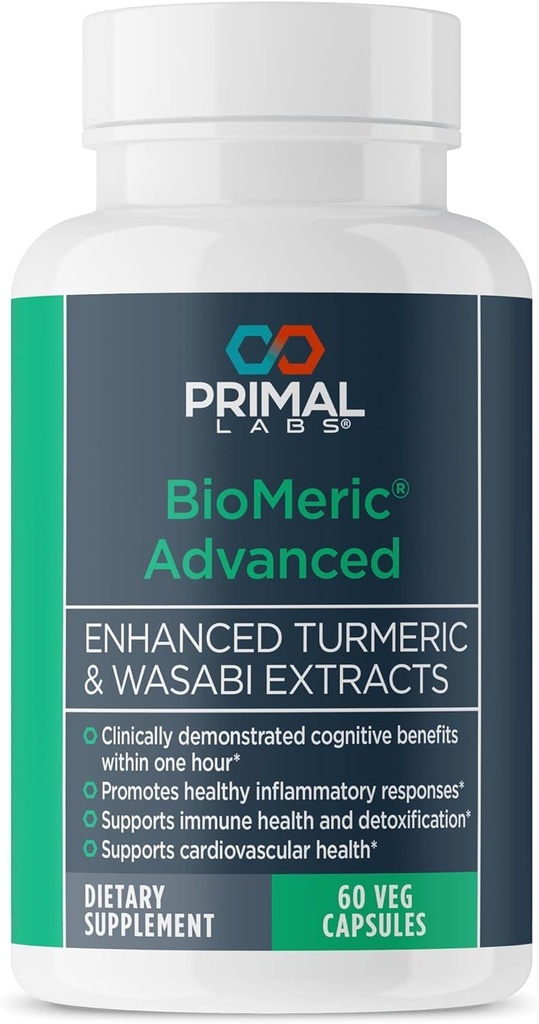 BioMeric Advanced - s kurkuminem a Wasabi Extrakty - 60 Kapsle