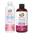 MaryRuth 's Women' s Multivitamin + Hair Growth Liposomal (Peach) & Iron Liquid (Berry) CLAS124; Clean Label Project Ověřený ® CLAS124; Doplňky pro krásu, imunitu, a celkové zdraví CLAS124; Vegan, Non- GMO, gluten- Free
