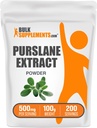 BulkSupplements.com Purslane Extract Powder - Portulaca Oleracea Extract, Purslane Supplements - from Purslane Herb, Gluten Free, 500mg per Serving, 100g (3.5 oz) (Balení po 1)