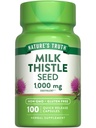 Nature 's Truth Milk Thistle Seed Extract 124; Bylinný dodatek 124; 100 Kapsle 124; Non- GMO & Gluten zdarma