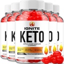 (5 Pack) Ignite Keto ACV Gummies - Advanced Formule Ignite Keto Plus ACV Gummies Apple Cider Ocet Ignite ACV Dietní doplněk Muži (300 Gummies)