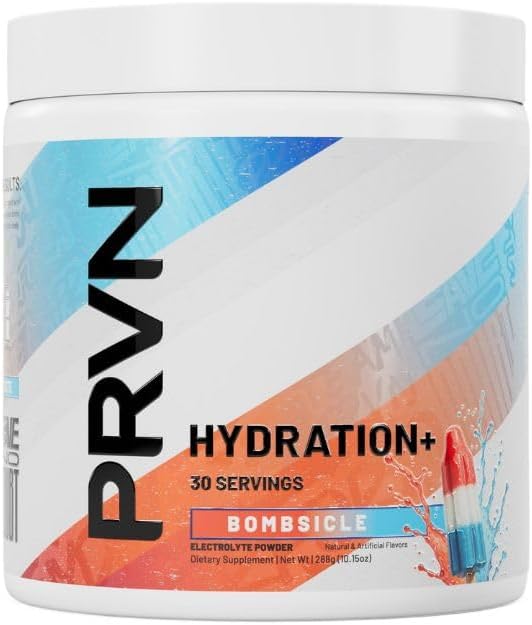 Hydratace výkonu PRVN + Optimalizovaný vzorec - bohatý na sodík, draslík a chlorid pro zvýšenou hydrataci a obnovu, 30 Serv (Bombsicle)