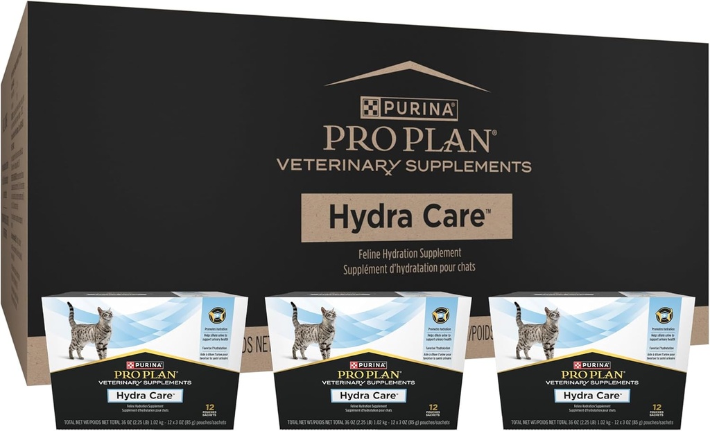Purina Pro Plan Veterinární doplňky Hydra Care Cat doplňky - (Balení po 36) 3 oz. Dýně