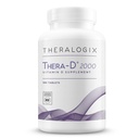Teralogix Thera-D 2000 Vitamin D dodatek - 2000 IU (50 mcg) Vitamin D3 Tablety - 180- Day Supplement imunitní podpory pro ženy a muže - AIDS Bone & Heart Health - NSF Certified -180 Tablet