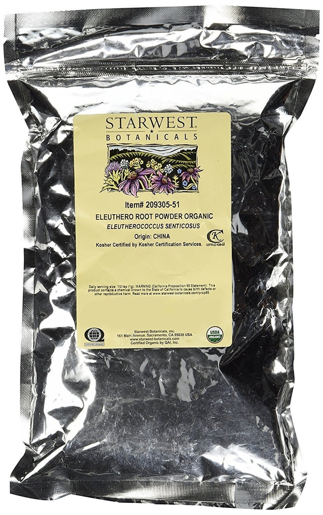 Kořenový prášek Eleuthero, 1lb