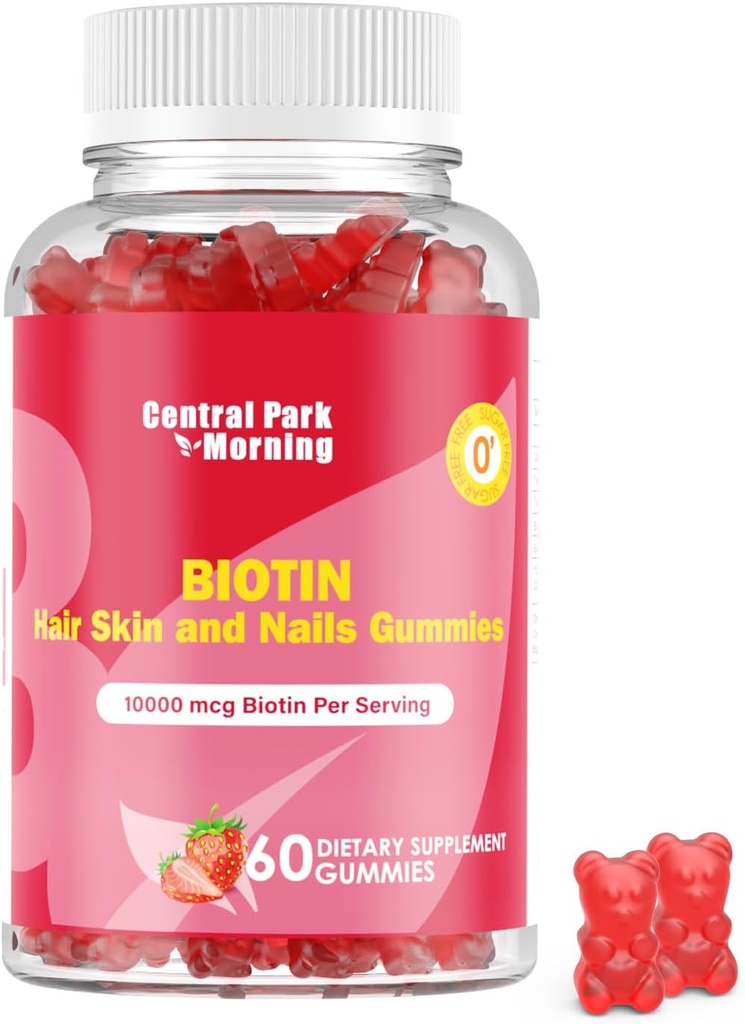 Biotinové gumy pro vlasy, kůži a nehty