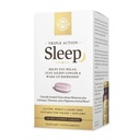 Solgar Triple Action Sleep, 30 Tri-Layer Tablety - Time-Release Melatonin & L-Theanine Plus Bylinné míchání - Pomáhá vám relaxovat, Spadnout a spát rychleji a zůstat déle - Non- GMO, gluten zdarma - 30 Služeb