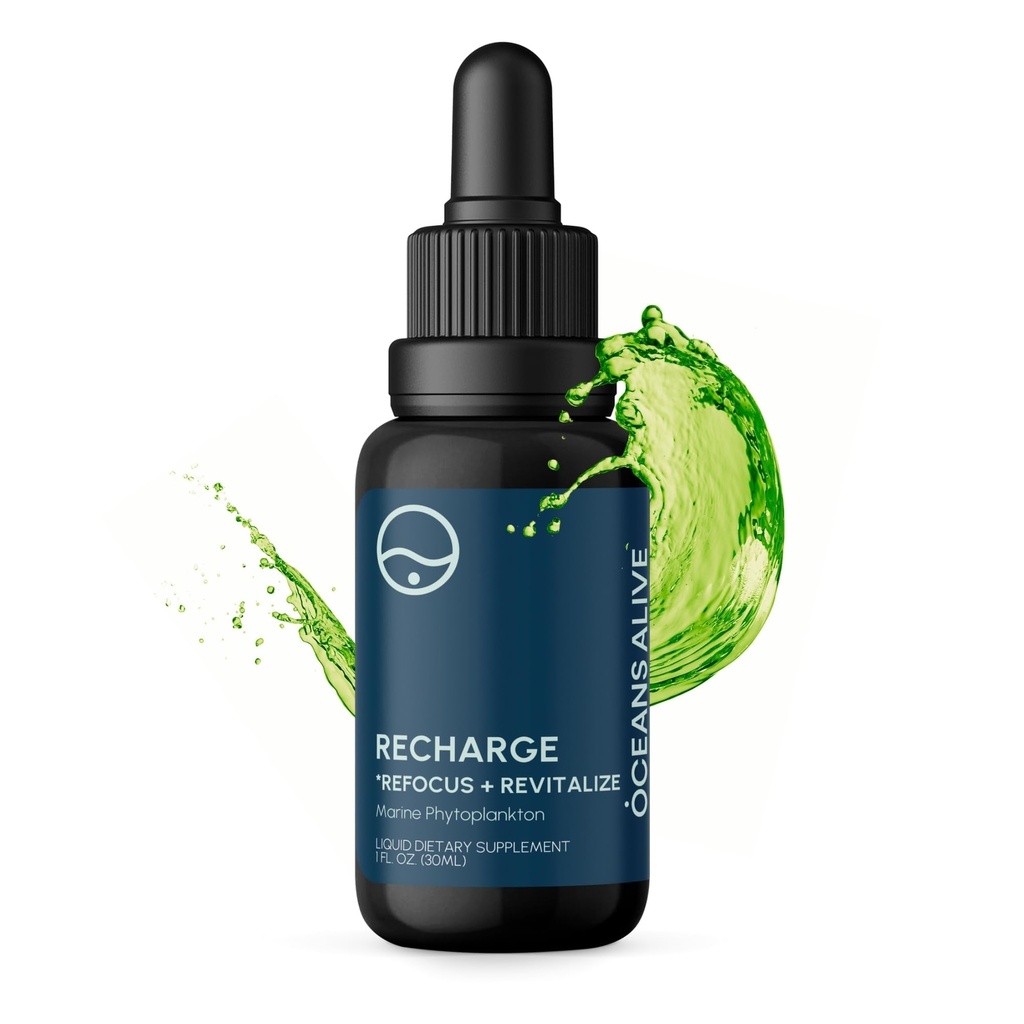 Aktivace Oceány živé 124; 1 fl oz (30 ml) duplica124; Marine Phytoplankton Dodatek Duplica124; Chlorofyl & Mineral- Rich Formule pro energii & Focus Duplica124; Přírodní antioxidant Drops