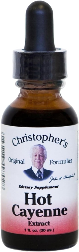 Christopher 's Original Installas Hot Cayenne Extract, 1 fl oz - Natural Herbal Supplement
