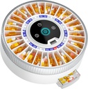 Windtrace ® Bluetooth Automatický dávkovač pro seniory s alarmem, Inteligentní dávkovací dávkovač s 31-Slot, Fingerprint & Mechanic Dual Lock Medication Disperser, Časovaný dávkovací stroj pro seniory