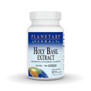 PLANETOR HERBALS Svatý Basil Extract, Promotes Centrove Calmness, 180 Počet