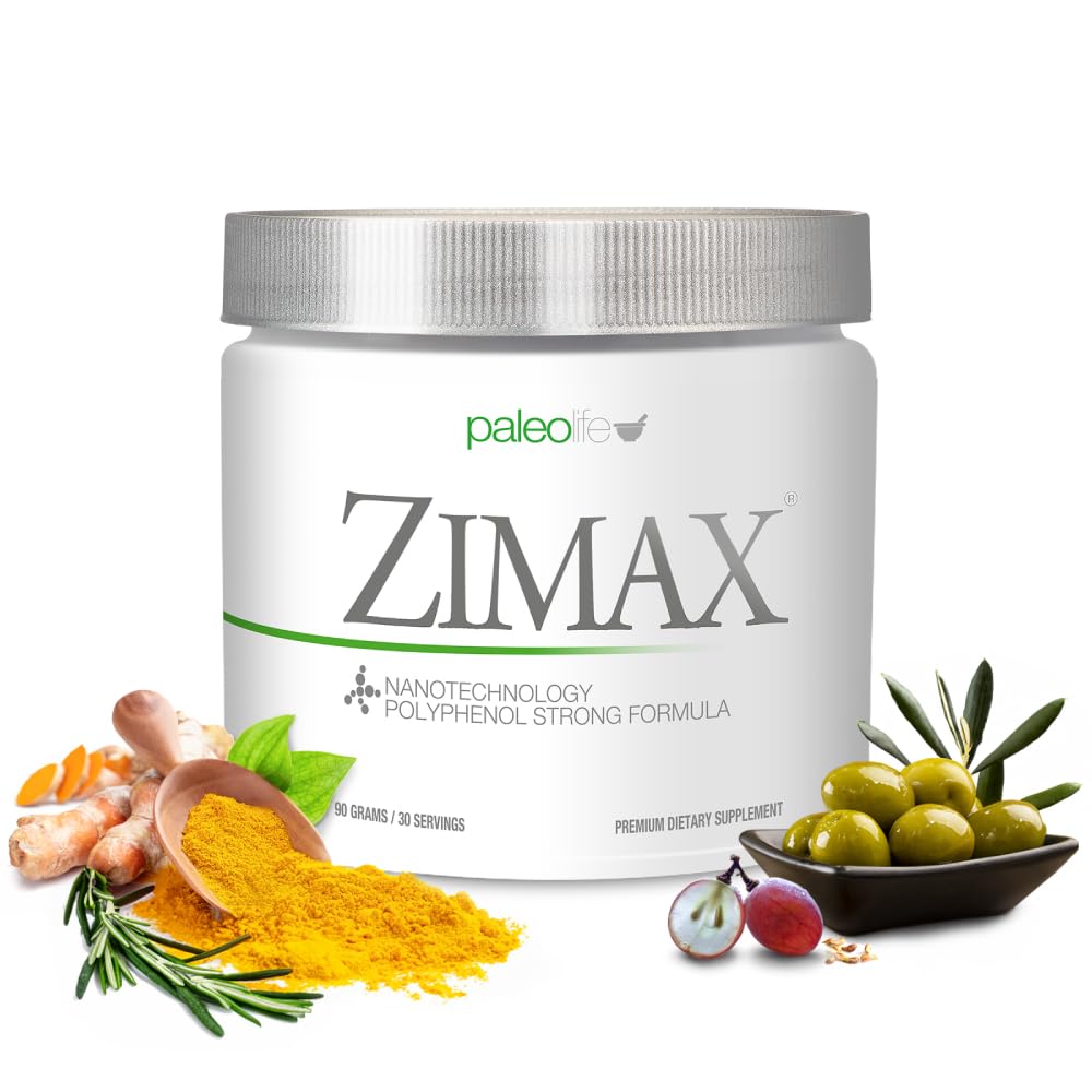 ZIMAX Super ANTIOXIDANT - 100% přírodní - vysoce absorpční kurkumin, Rosemary Extract, Grape Seed Extract, Olive Leaf Extract ORAC 3,451,770 (Canister) 90 Grams (1- Pack)